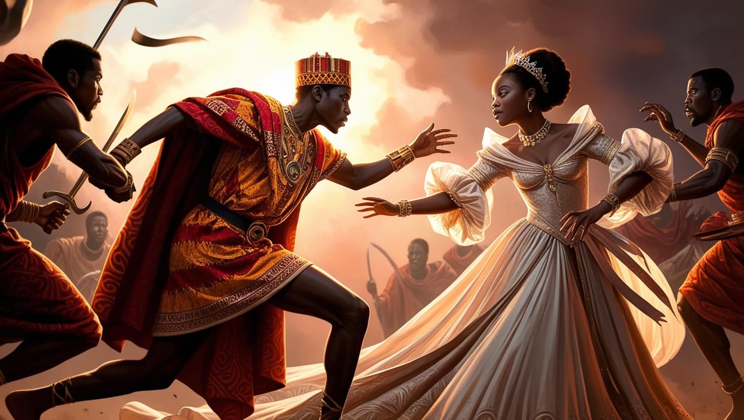 Yoruba prince fighting for his sister the princess